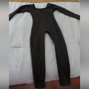 NWOT Girl’s Black Long Sleeve Unitard Size Child S